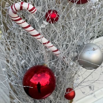 Beaded Christmas Tree Picks